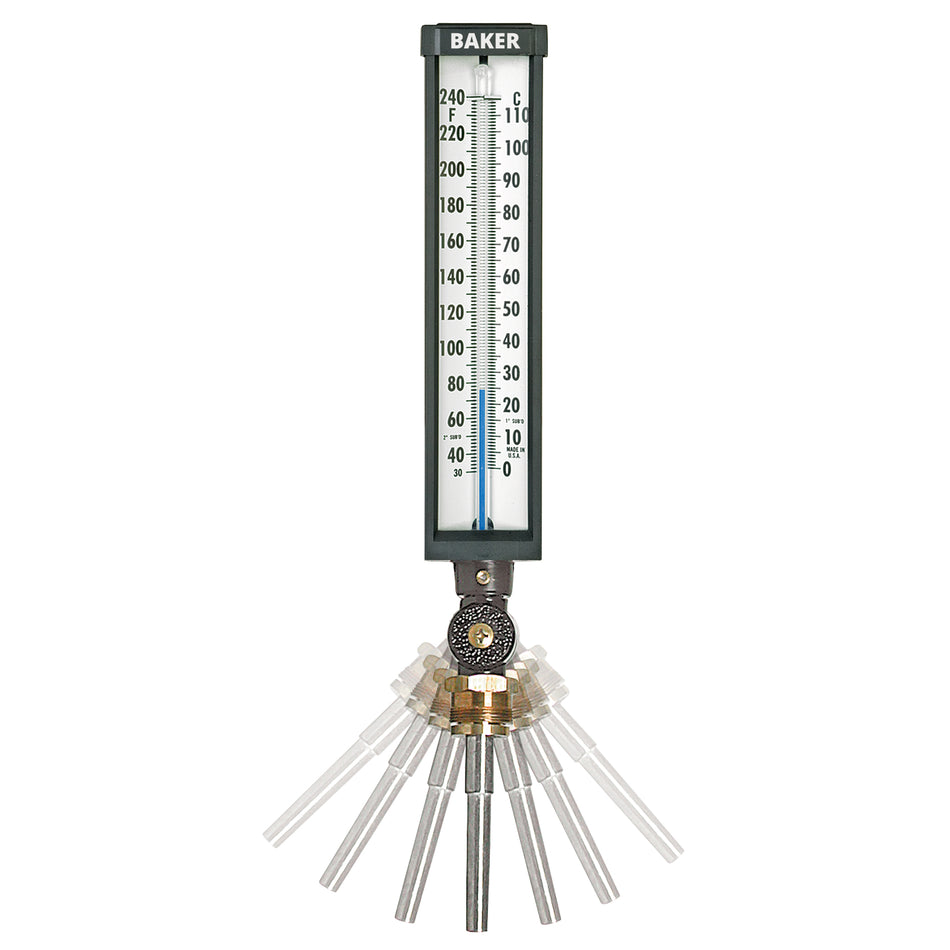 Variable Angle Industrial Thermometers - IA371
