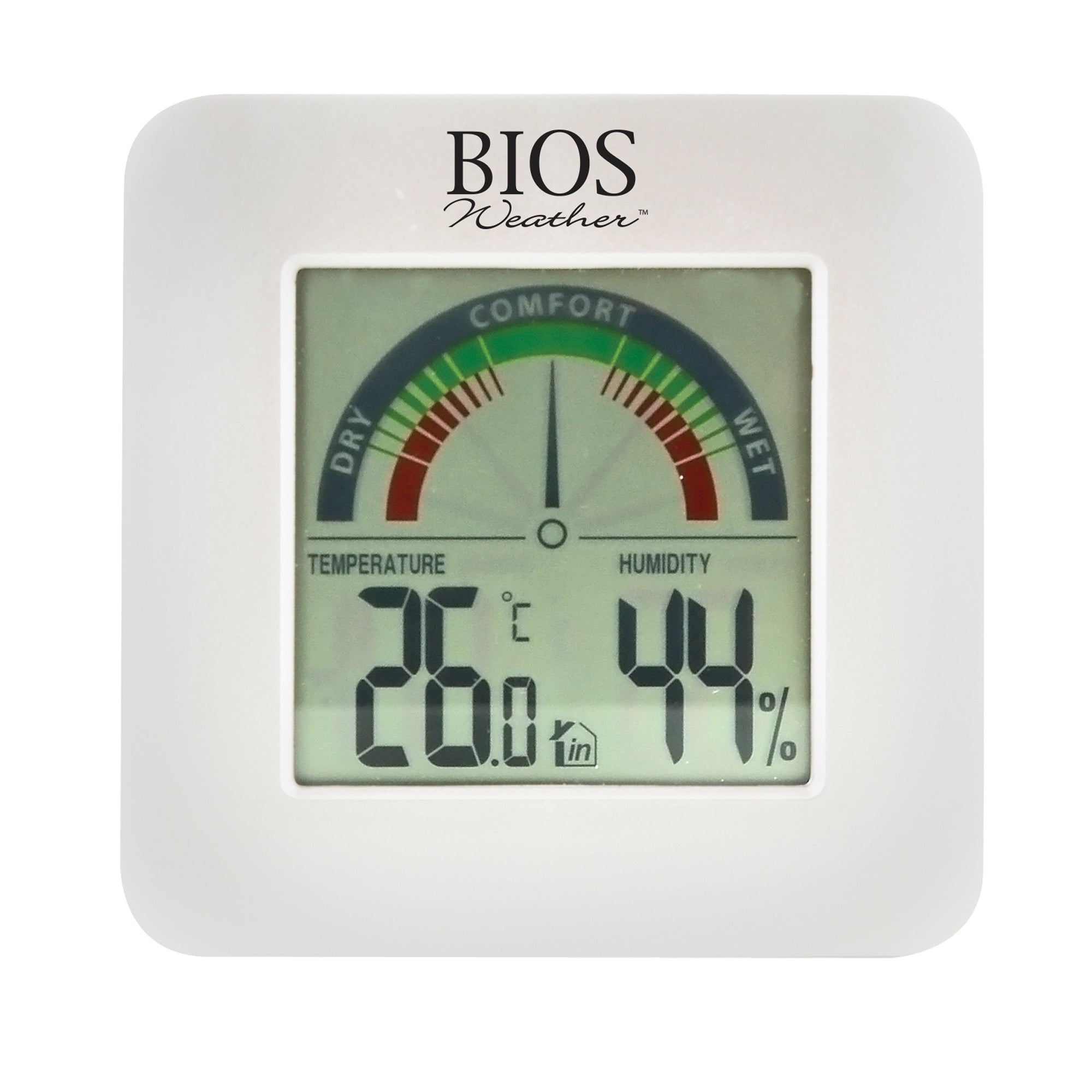 Indoor Hygrometers with BIOS Comfort Scale - IA497