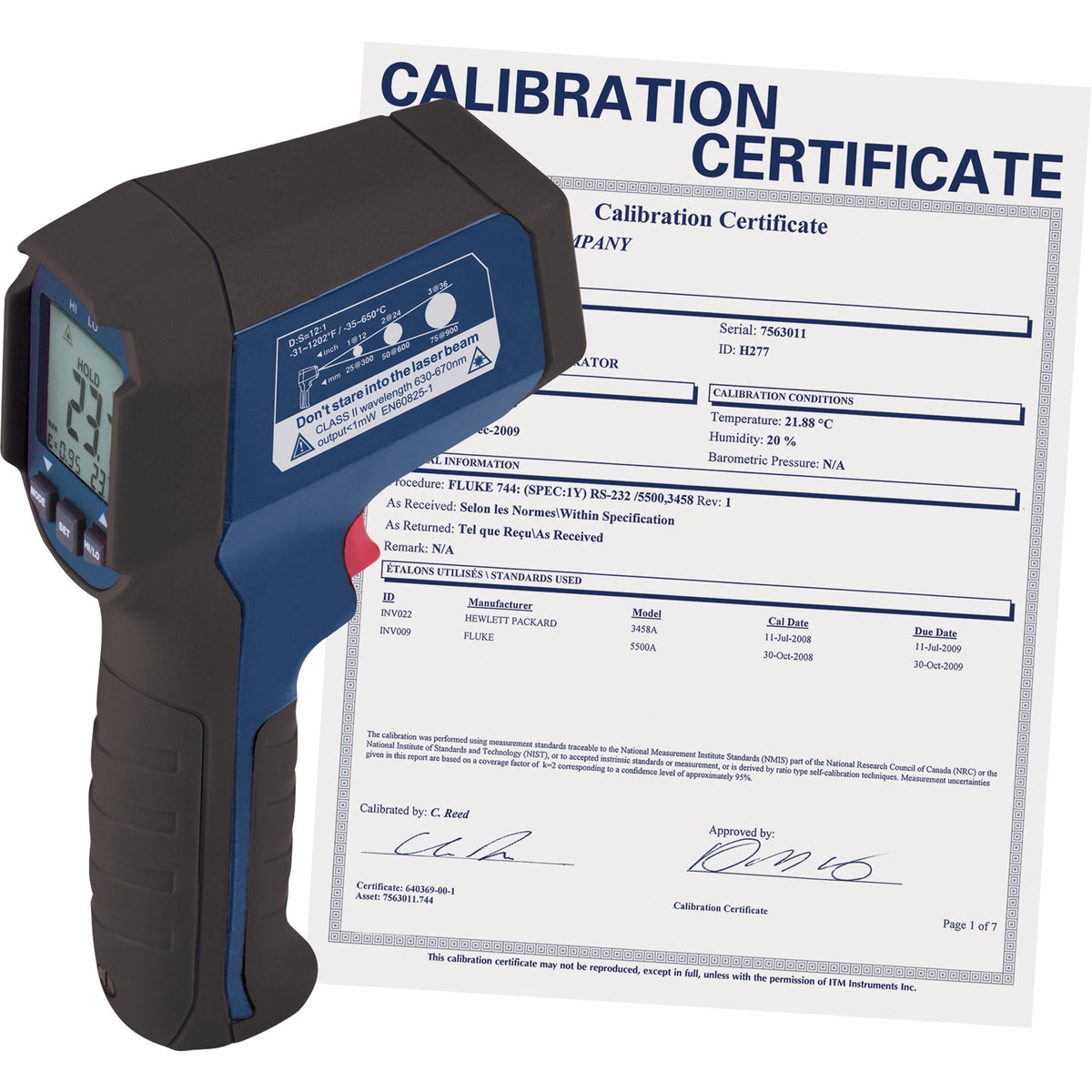 Infrared Thermometer with ISO Certificate - IB966