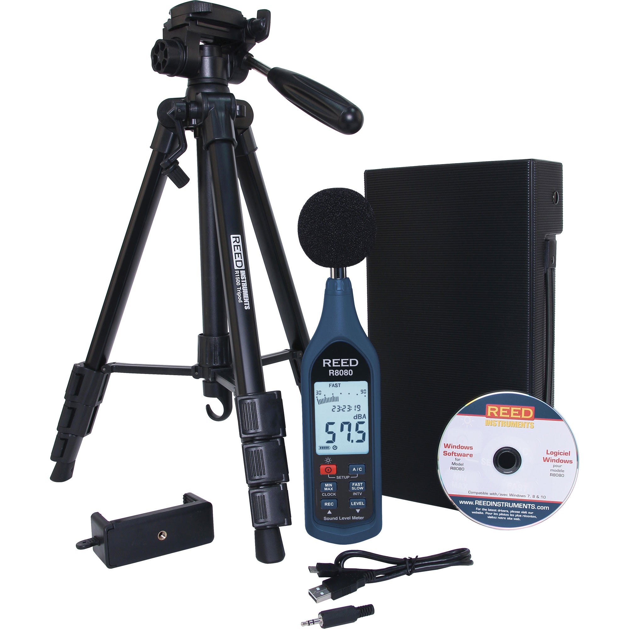 Data Logging Sound Meter with Tripod Kit - IC732