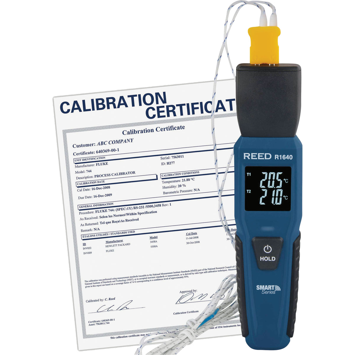 Bluetooth Smart Series Thermocouple Thermometer with ISO Certificate - IC899