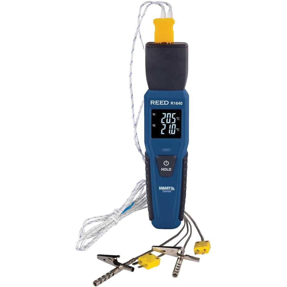 R1640 Smart Series Thermocouple Thermometer with Oven/Freezer Thermocouple Probes - IC963