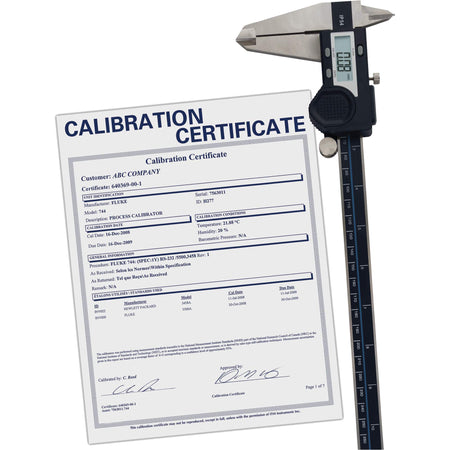 Digital Caliper with Traceable Certificate - ID532