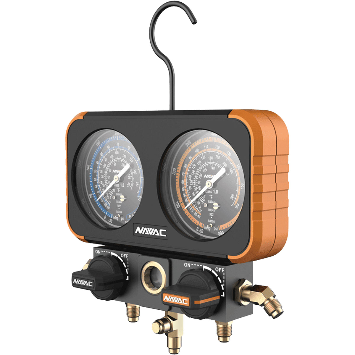 Impact-Resistant Pro Plus Manifold Gauge - ID537
