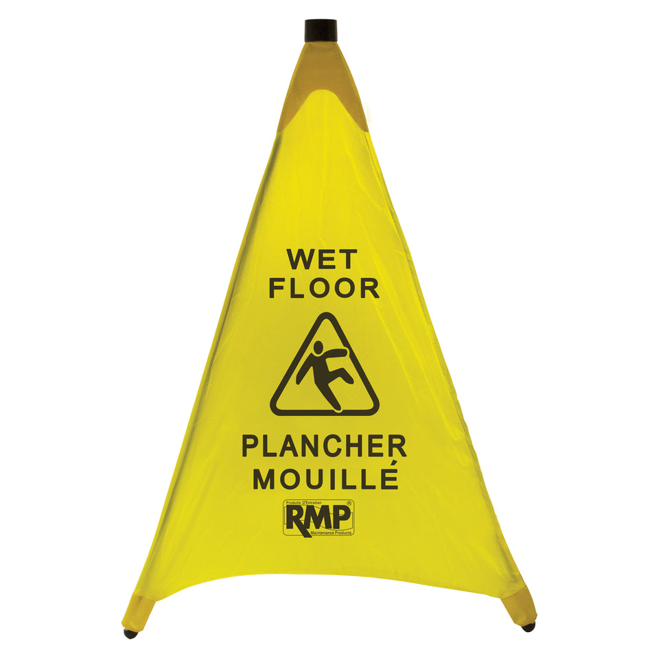 ""Wet Floor"" Pop-Up Safety Cone - JI455