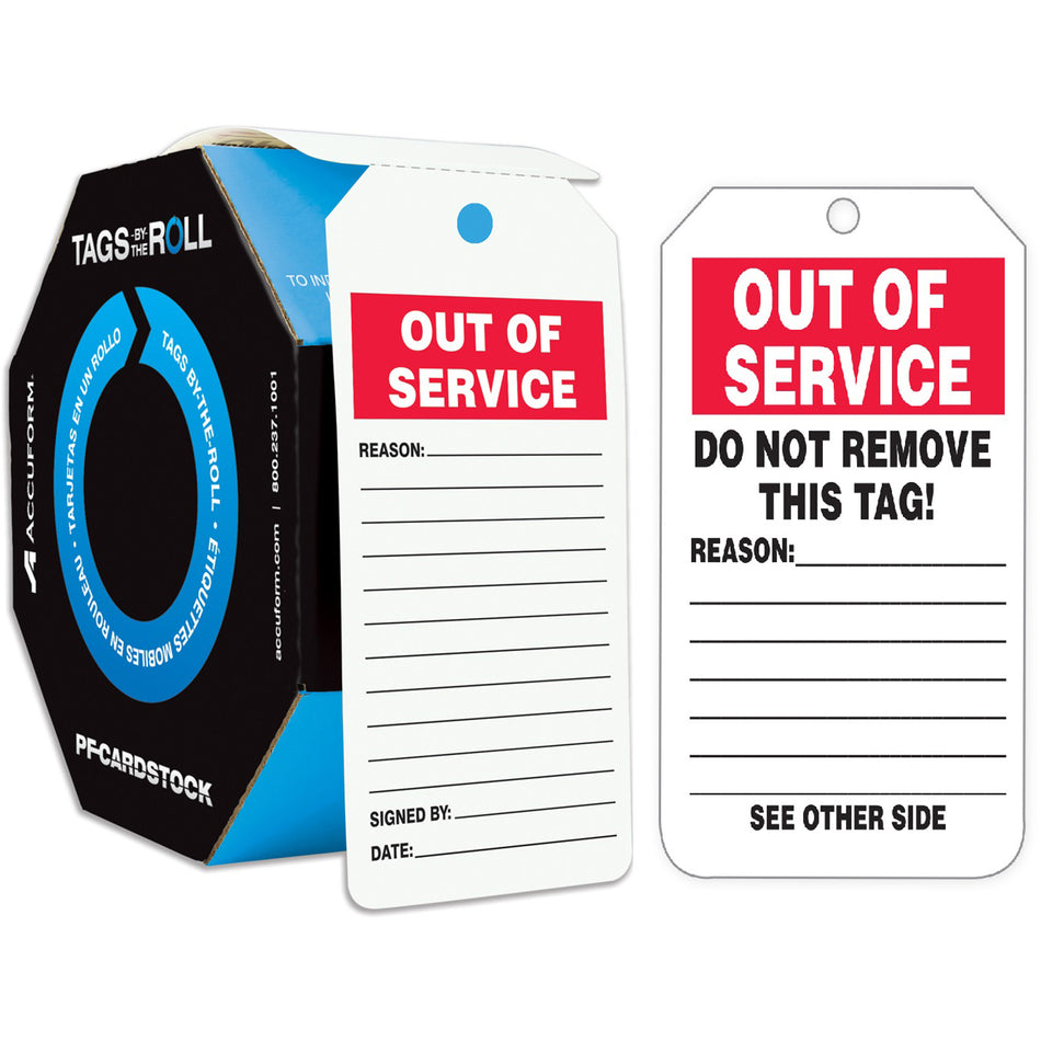Safety Tags By-The-Roll - JK481