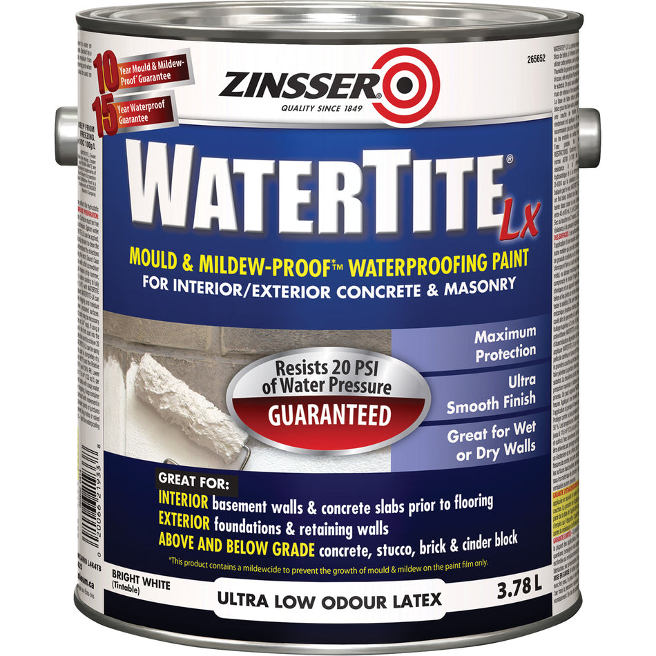 Watertite® LX Mold & Mildew-Proof™ Waterproofing Paint - JL336