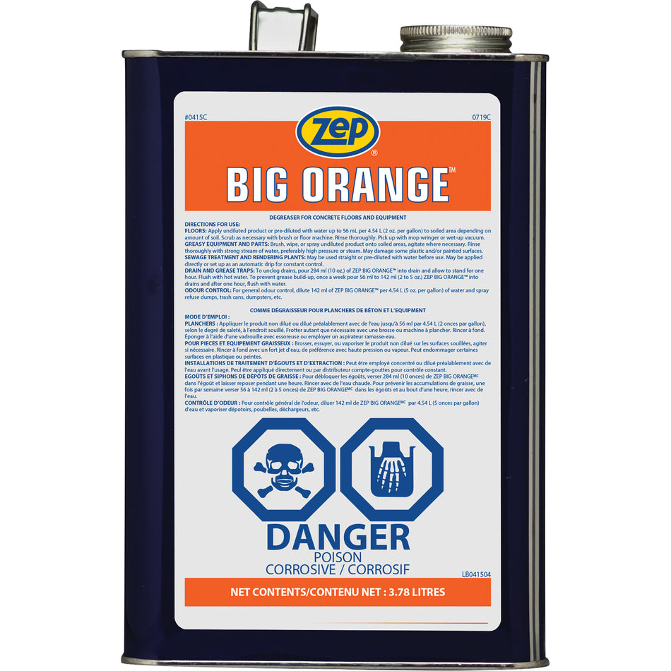 Big Orange Citrus Industrial Degreaser - JL654