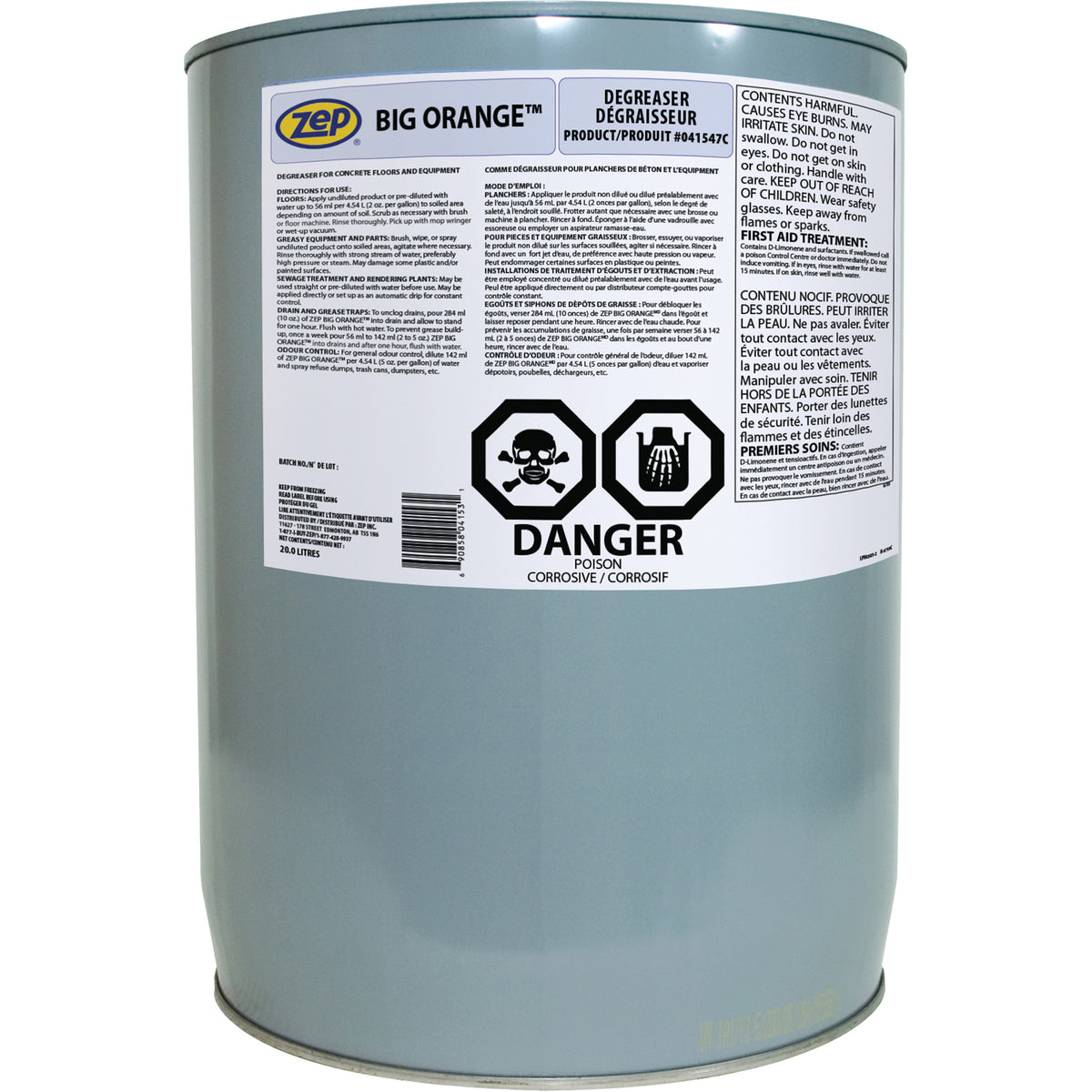 Big Orange Industrial Degreaser & Graffiti Remover - JL677