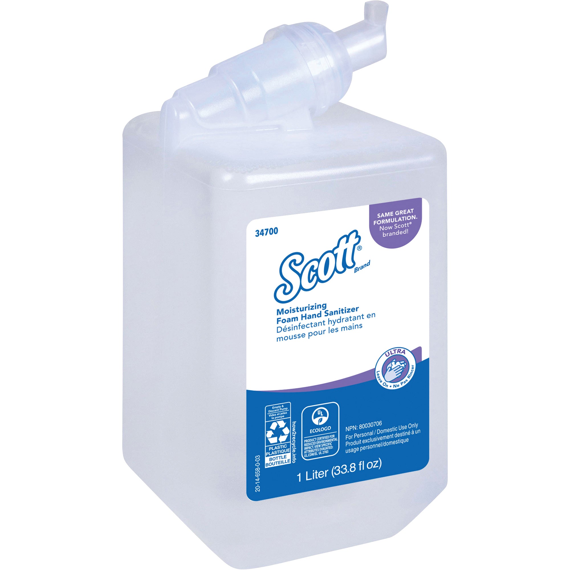 Scott® Control™ Super Moisturizing Foam Hand Sanitizer - JL933