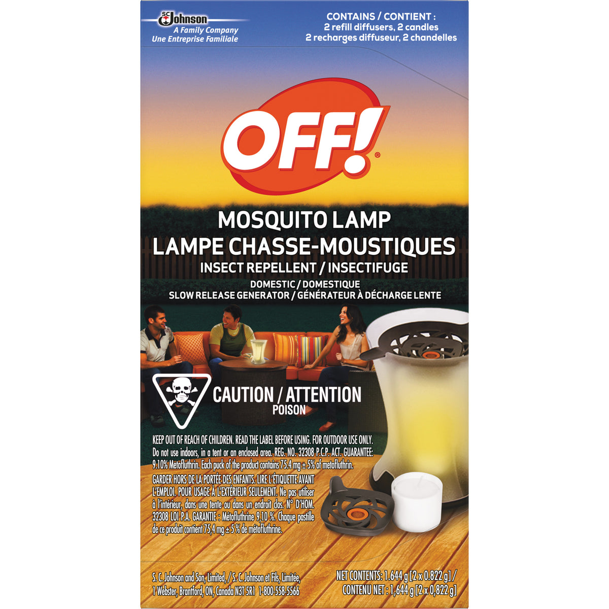 OFF! PowerPad® Mosquito Repellent Lamp Refills - JM282