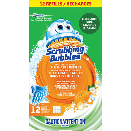 Scrubbing Bubbles® Fresh Brush® Toilet Brush Flushable Refills - JM296