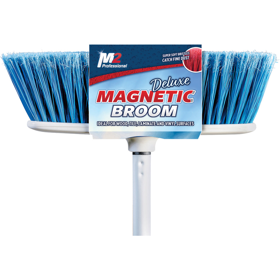 Flat Magnetic Indoor Broom with Handle - JM727