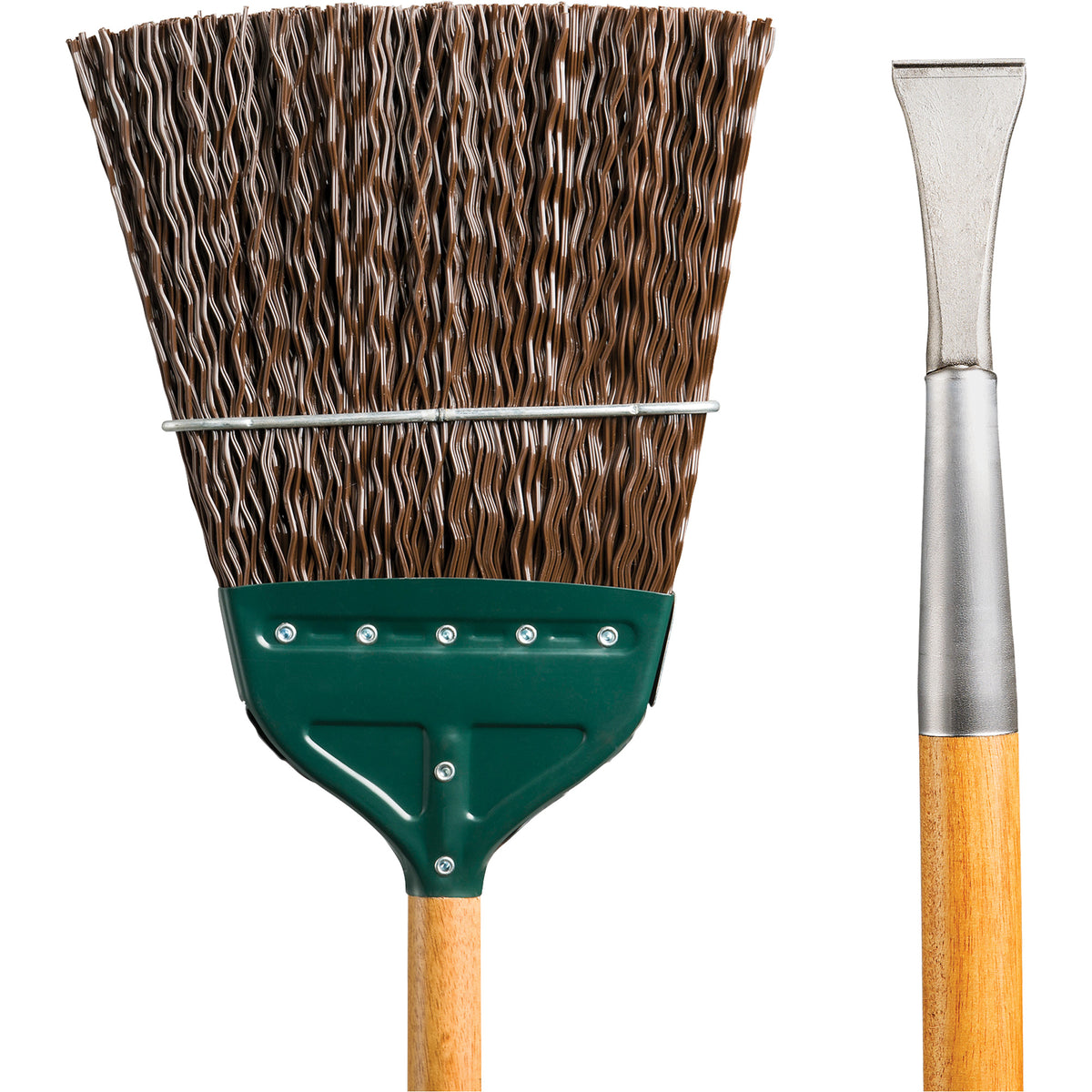 Track & Switch Broom with Heavy-Duty Forged Chisel - JM743