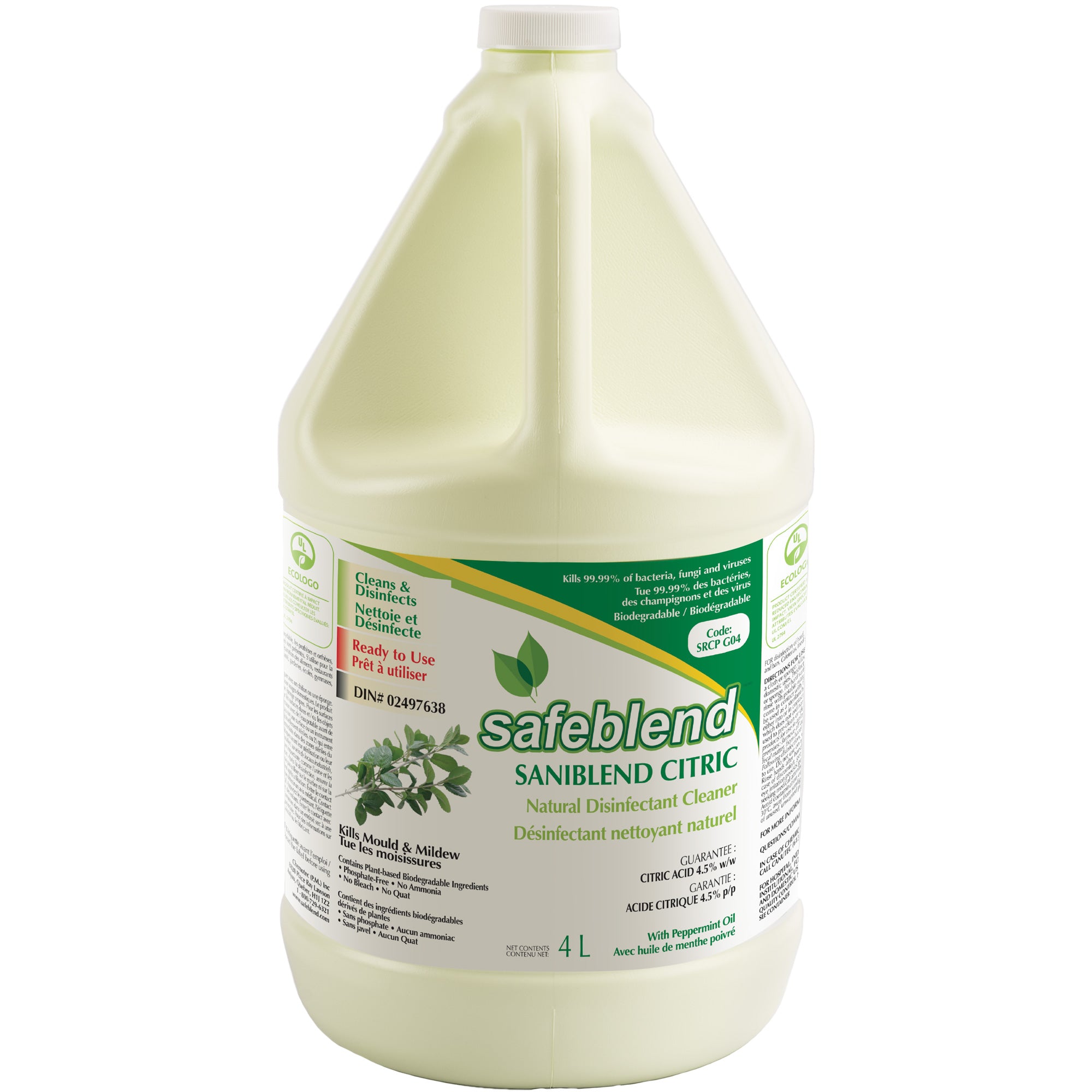 CITRIC Peppermint Oil Disinfectant Cleaner - JO126