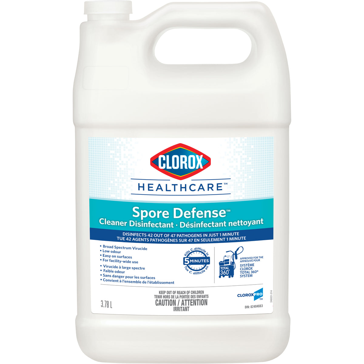 Clorox Healthcare® Spore Defense™ Cleaner Disinfectant - JP189