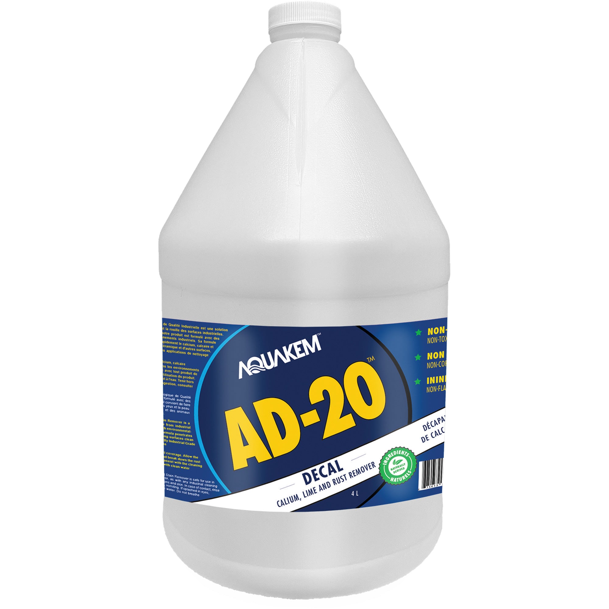 AD20™ Decal™ Eco-Friendly Industrial Grade Calcium, Lime & Rust Stain Remover White Label - JQ169