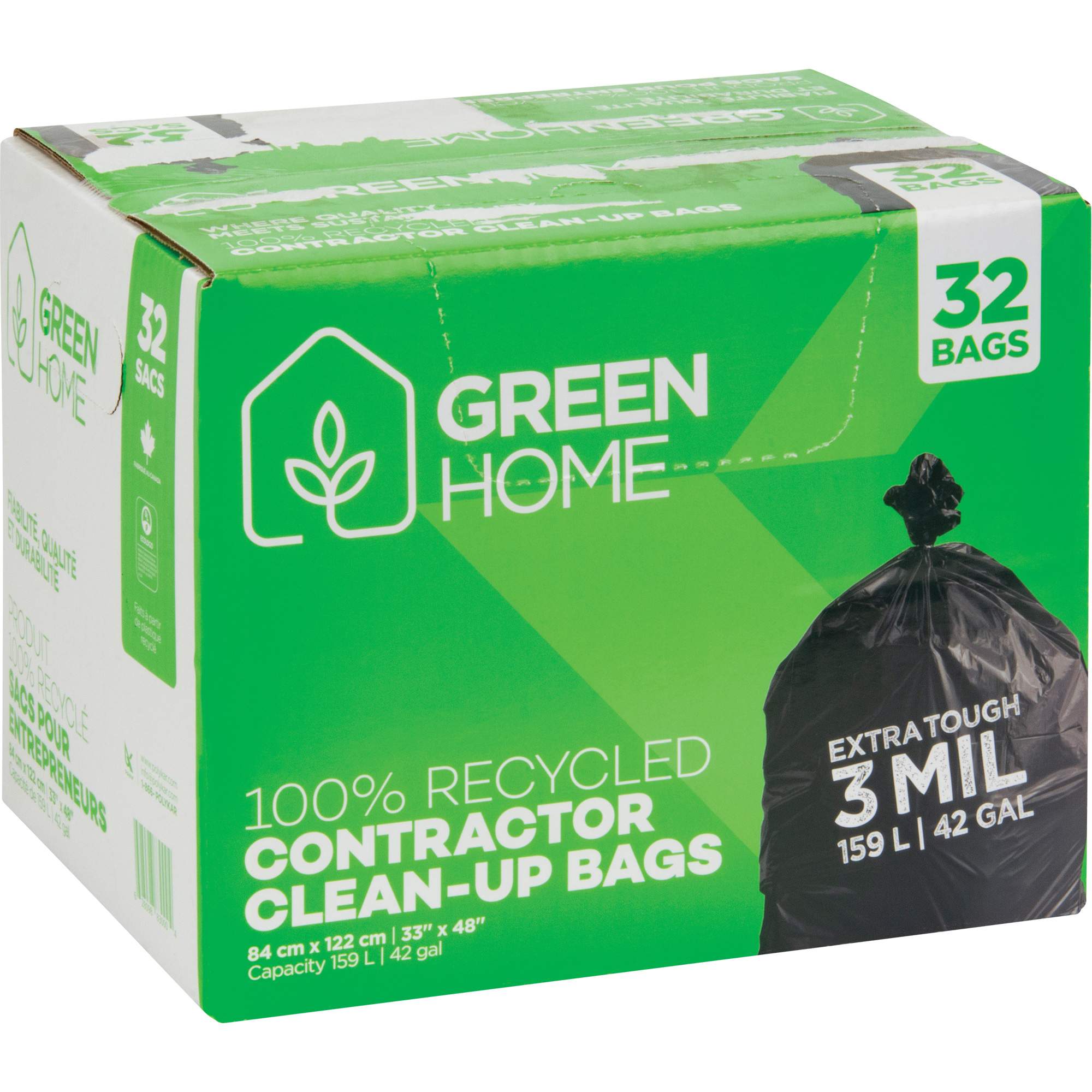 Green Home Garbage Bags - JQ245