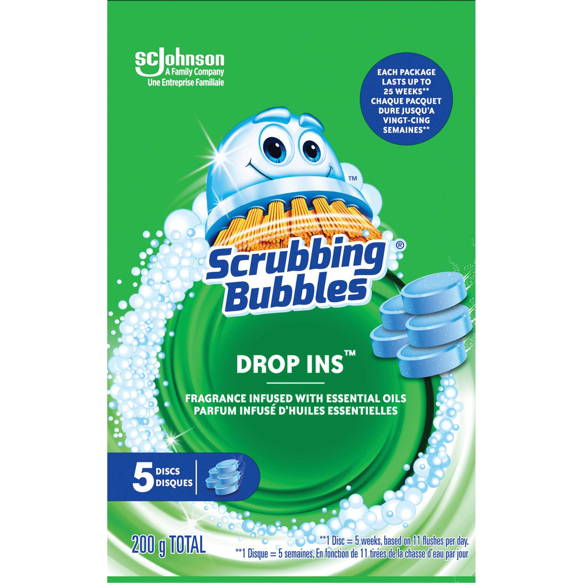Scrubbing Bubbles® Drop-Ins™ Toilet Cleaner Discs - JQ492