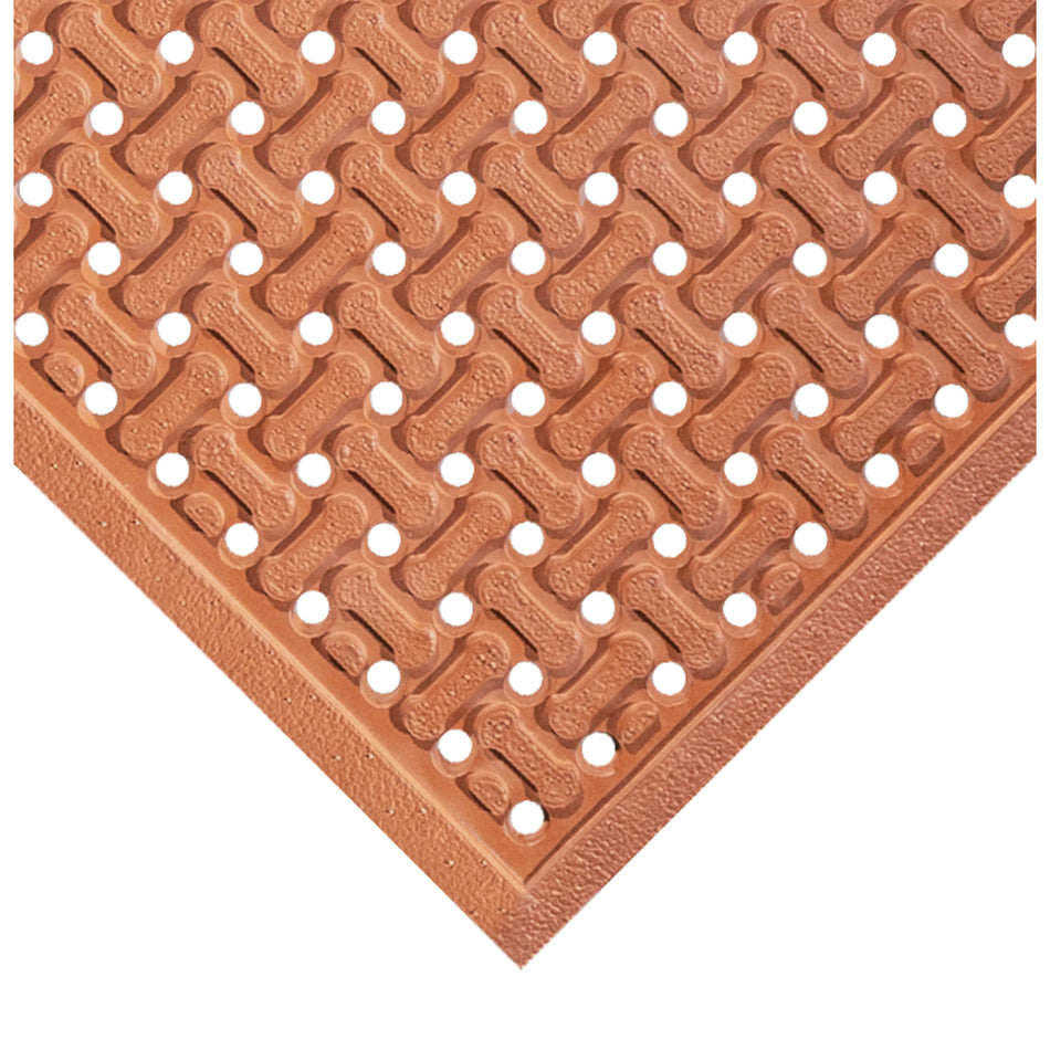 Flow Thru Reversible Grease-Resistant SBR Safety Mats - JQ586