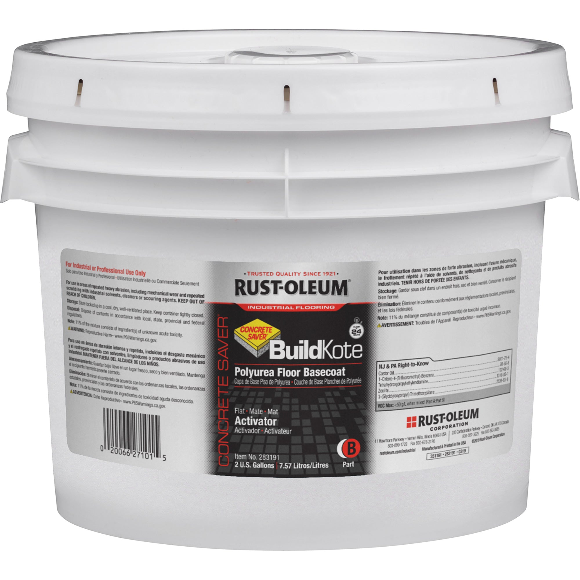 Concrete Saver® BuildKote Polyurea Floor Coating Primer Part B - KQ081