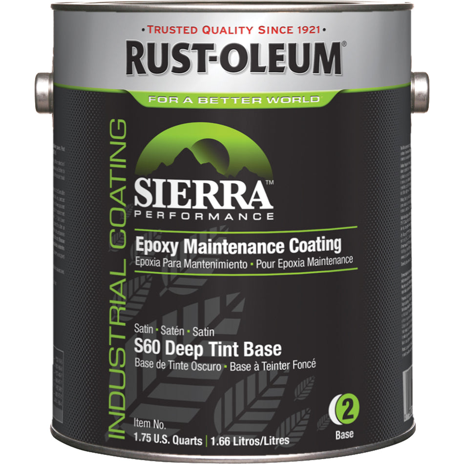 Sierra Performance™ S60 Water-Based Epoxy Maintenance Coating Deep Base - KQ083
