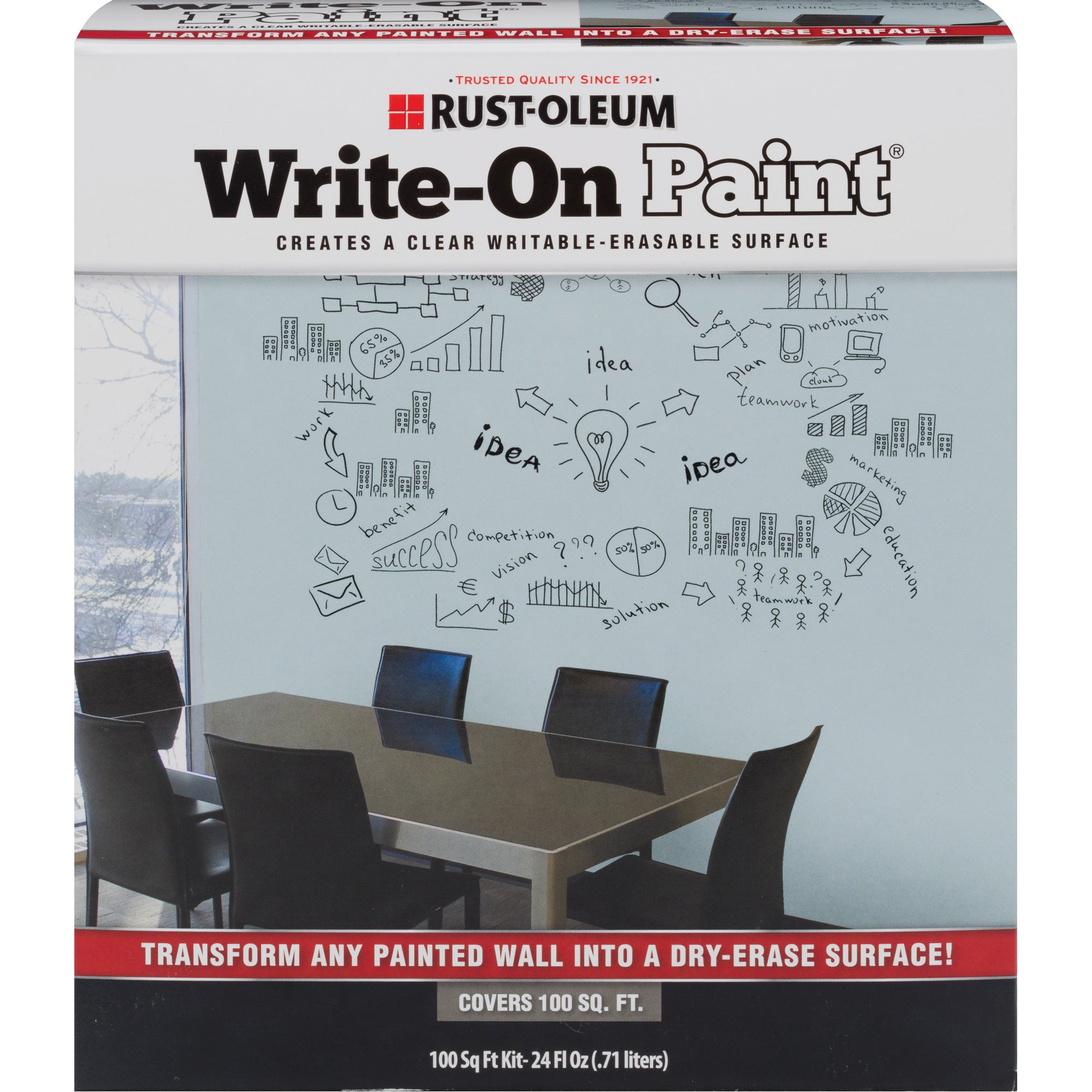 Write-On Paint® Dry-Erase Surface Paint - KQ394
