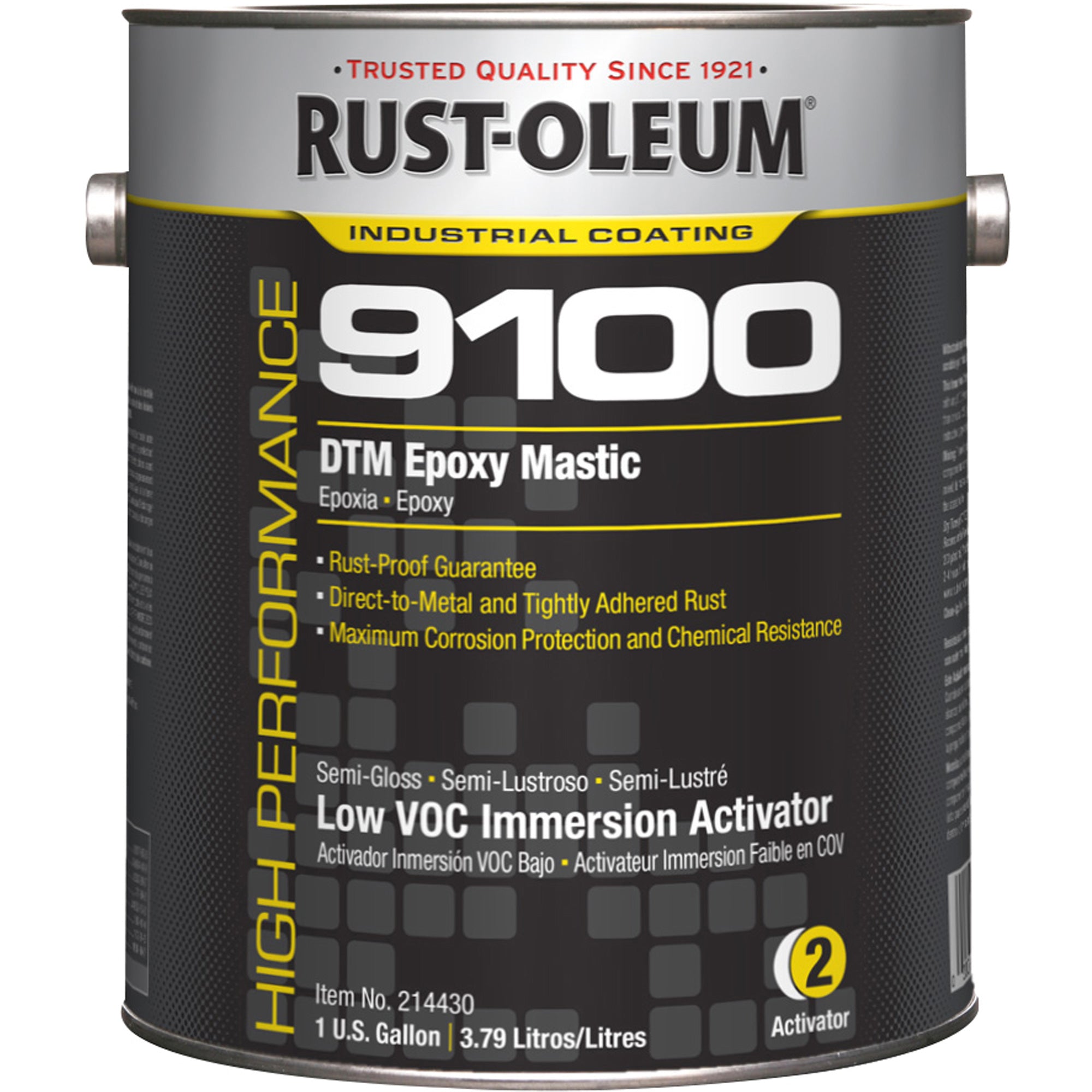 9100 System DTM Epoxy Mastic Immersion 250 VOC Activator - KQ890