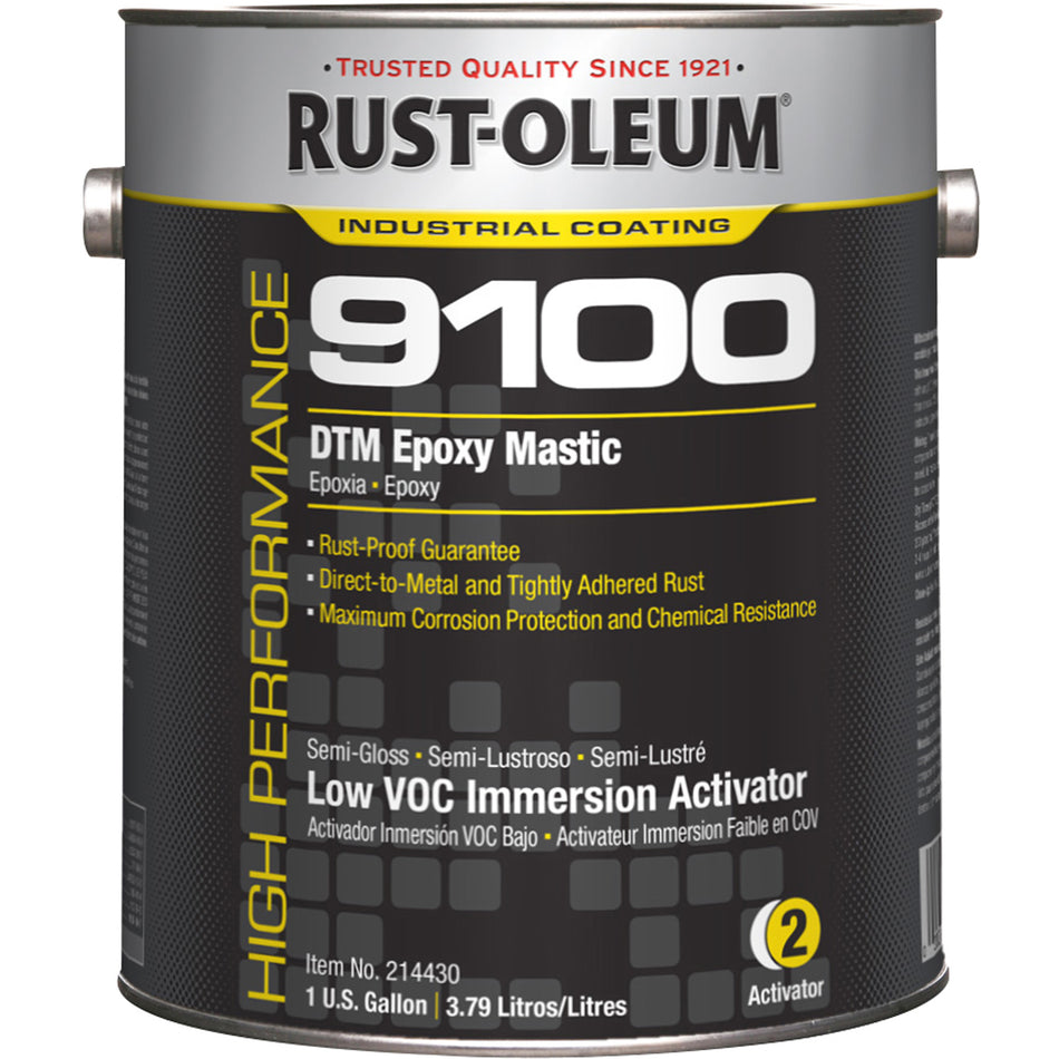 9100 System DTM Epoxy Mastic Immersion 250 VOC Activator - KQ890