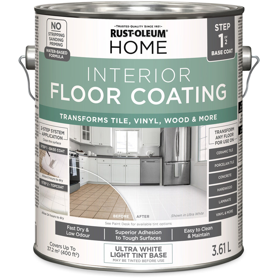 Home Interior Floor Coating System Base Coat - KR338