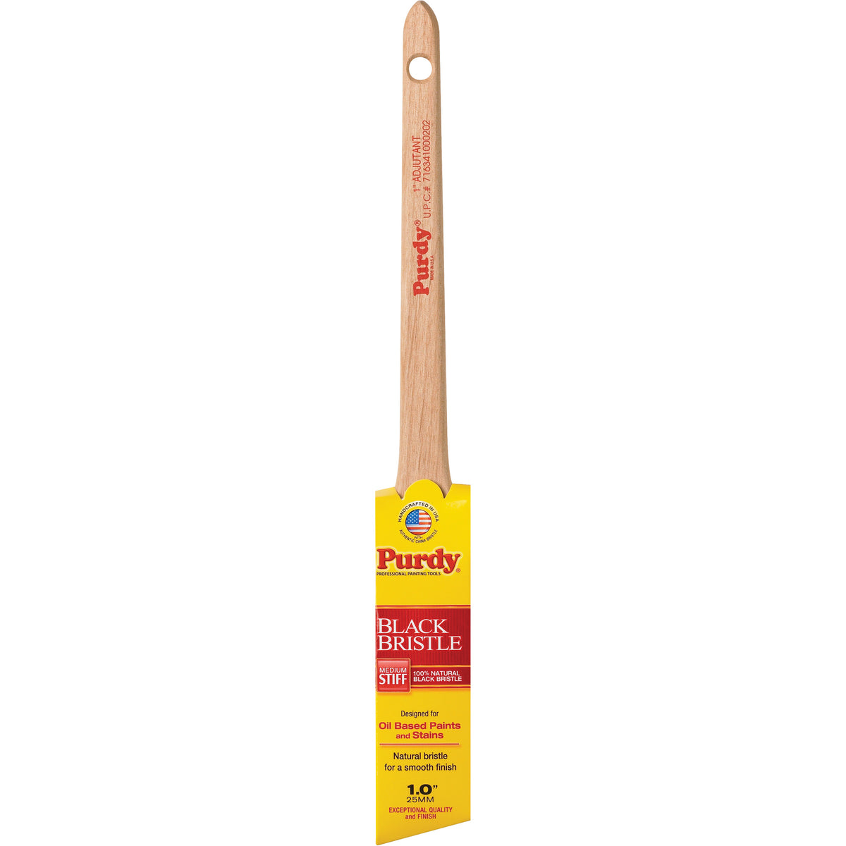 Adjutant Black Bristle Paint Brush - KR409