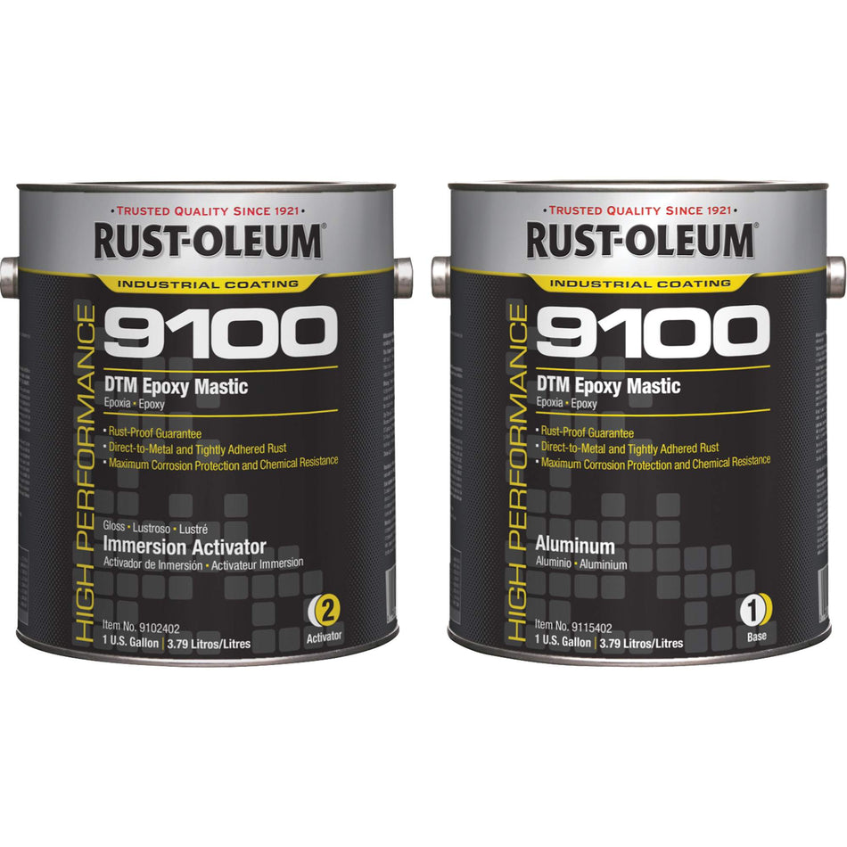 9100 System DTM Epoxy Mastic Base & Activator Kit - KR887