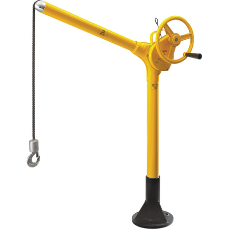 Tall Industrial Lifting Device with Bolt-Down Base - LS952