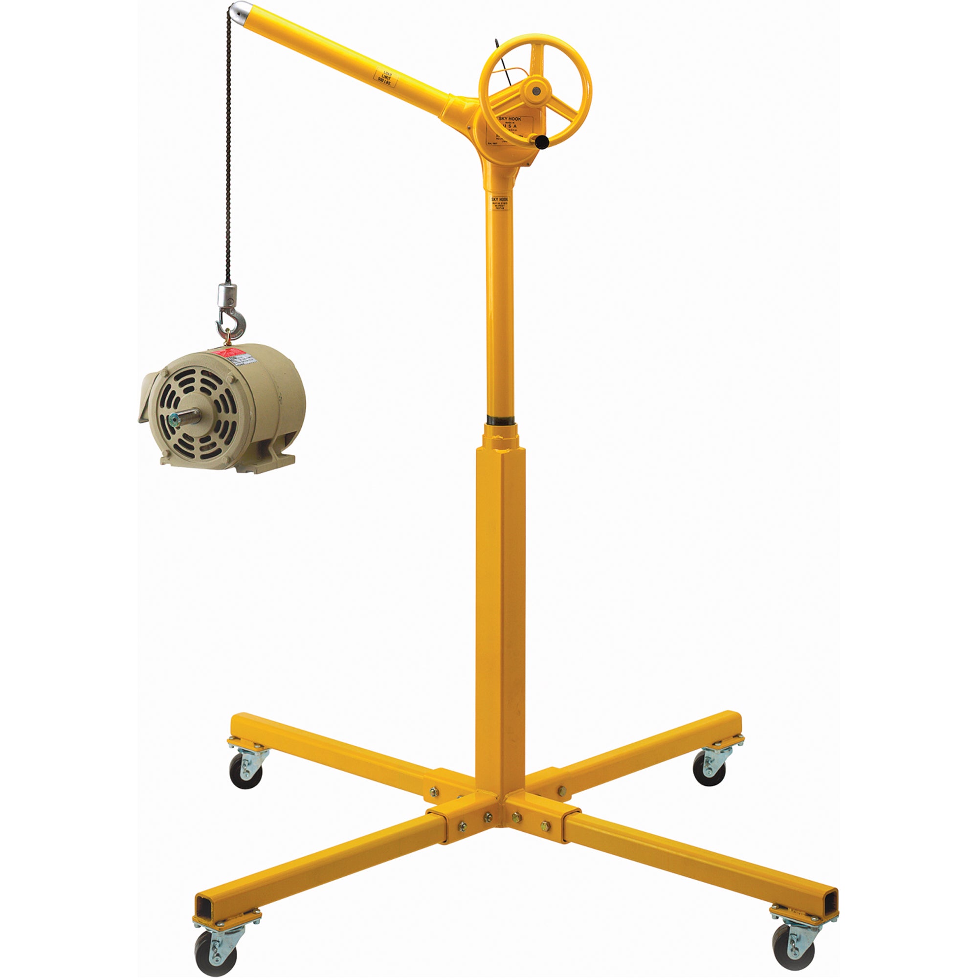 Tall Industrial Lifting Device with Mobile Base - LS953