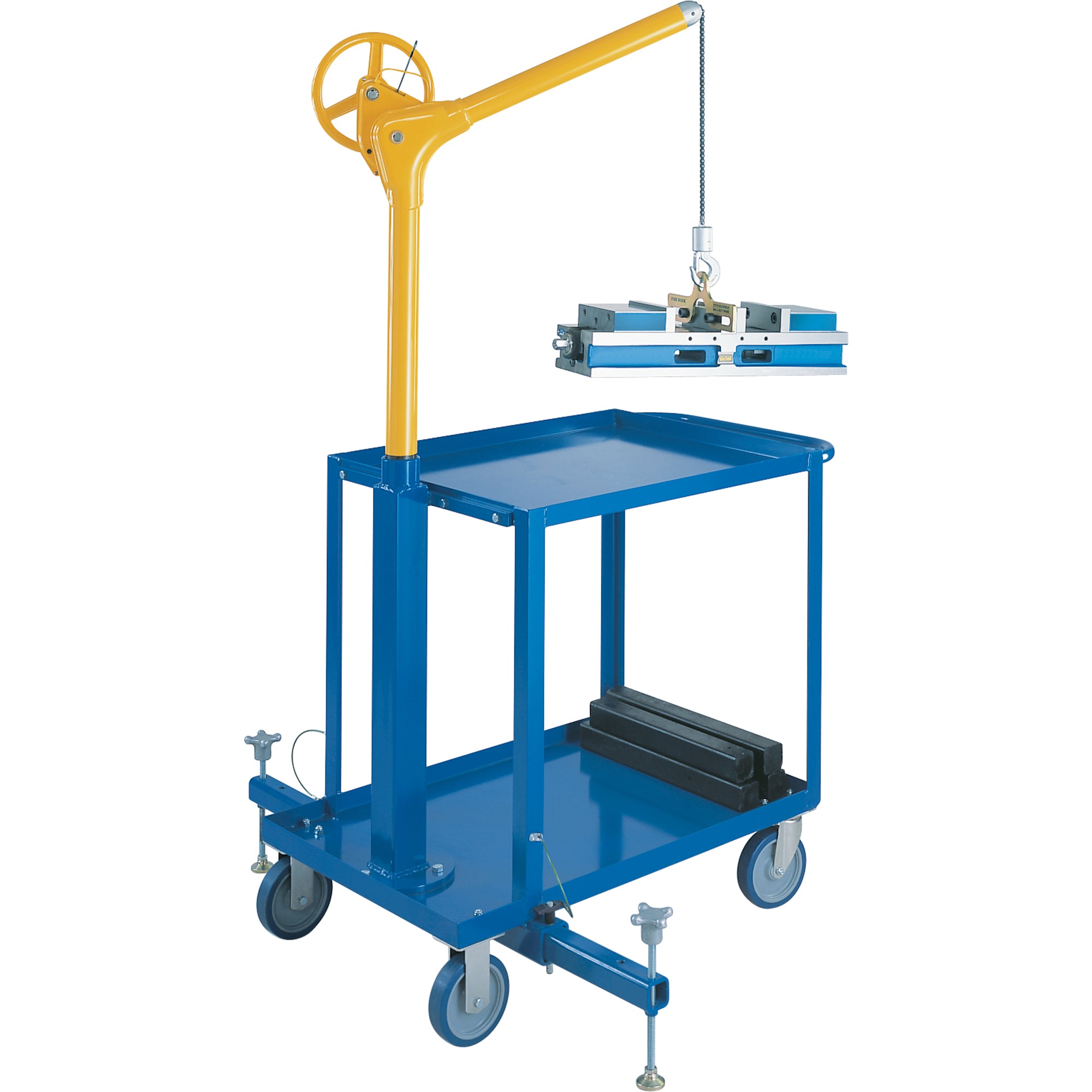 Tall Industrial Lifting Device with Mobile Cart - LS954