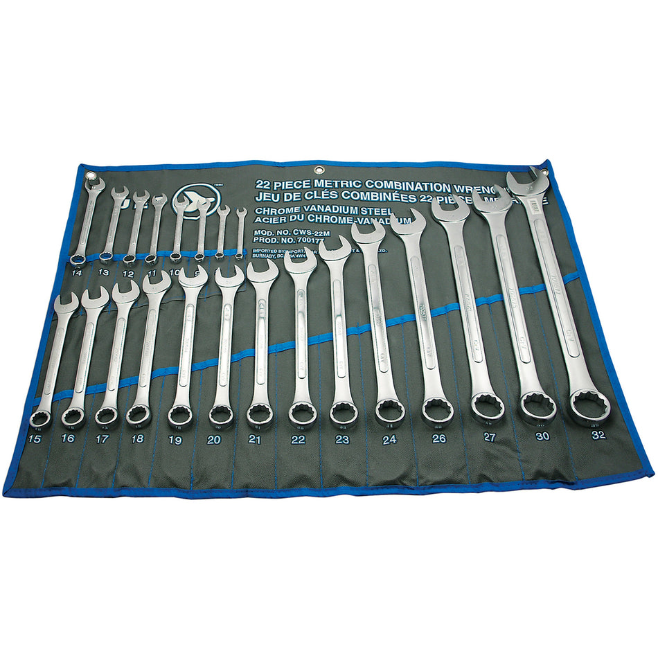 Raised Panel Combination Wrench Set - MLA100