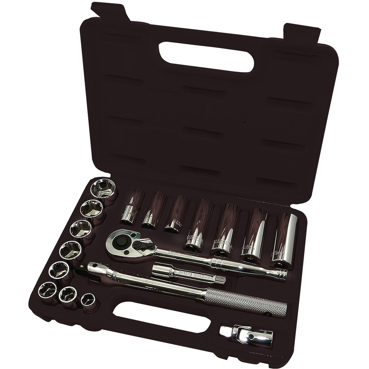 ISK-3820M 6-Point Metric Socket Set - MLA134