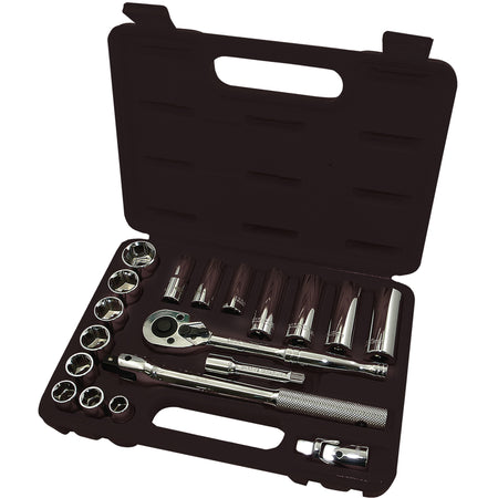 ISK-3820M 6-Point Metric Socket Set - MLA134