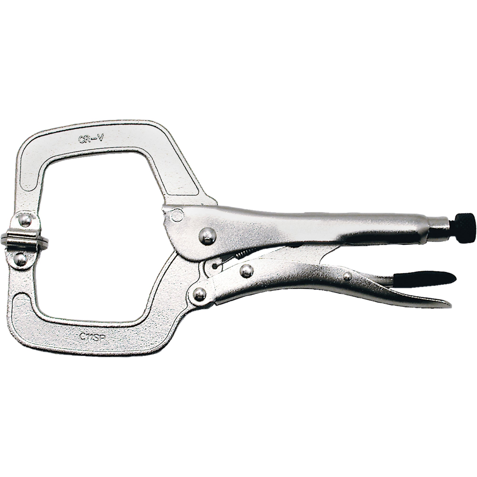 Super Heavy-Duty Locking C-Clamp with Swivel Pad - MLA242