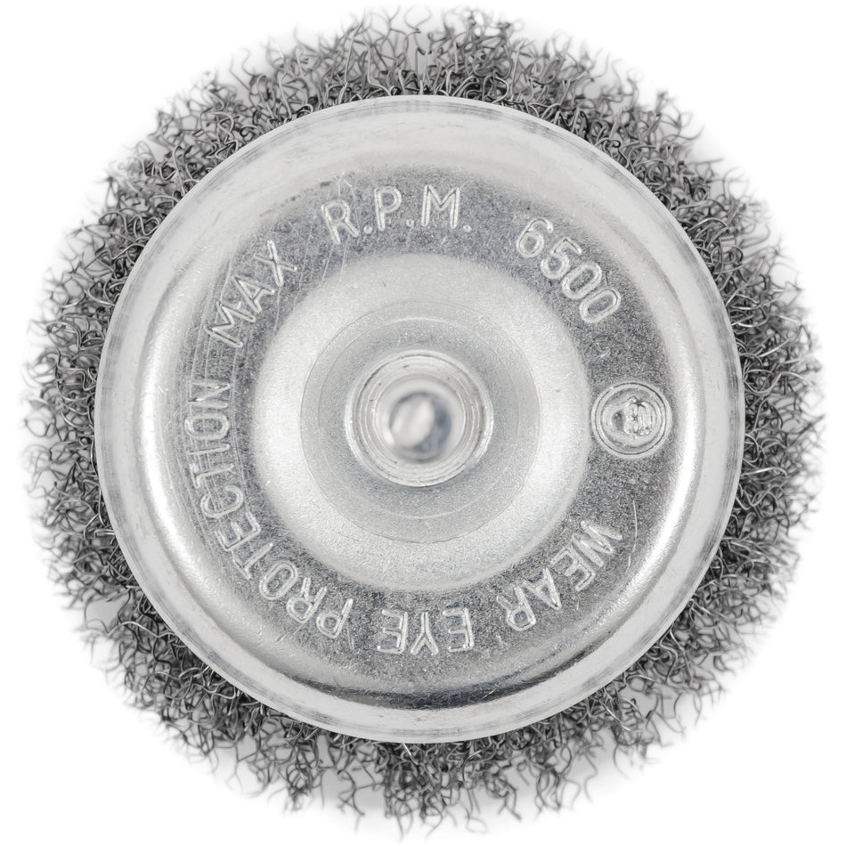 Shaft-Mounted Crimped Cup Brush - MLA277