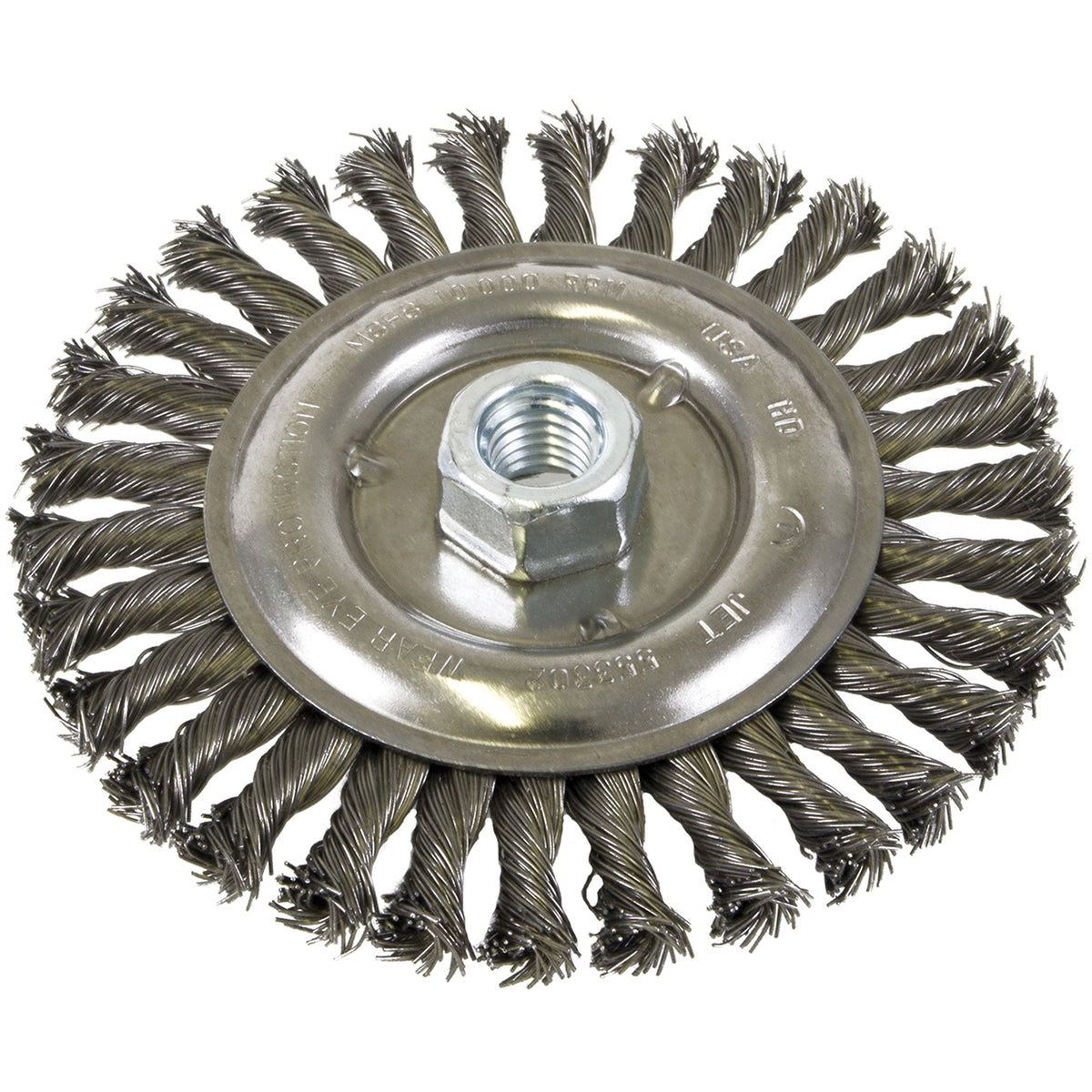 Standard Face Knot Wire Wheel Threaded - MLA299
