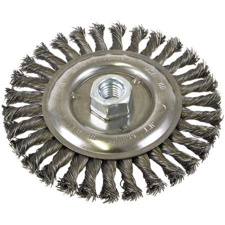 Standard Face Knot Wire Wheel Threaded - MLA299