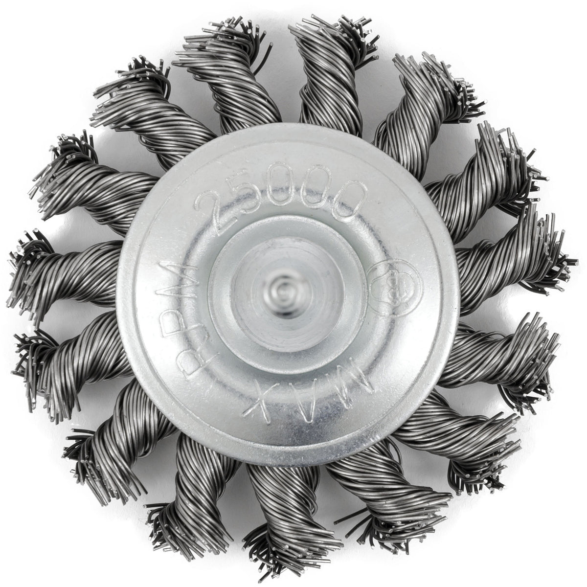 Shaft Mounted Knot Twisted Radial Brush - MLA325