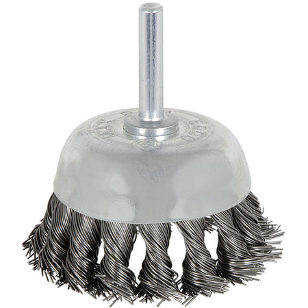 8046 Shaft Mounted Knot Twisted Cup Brush - MLA339