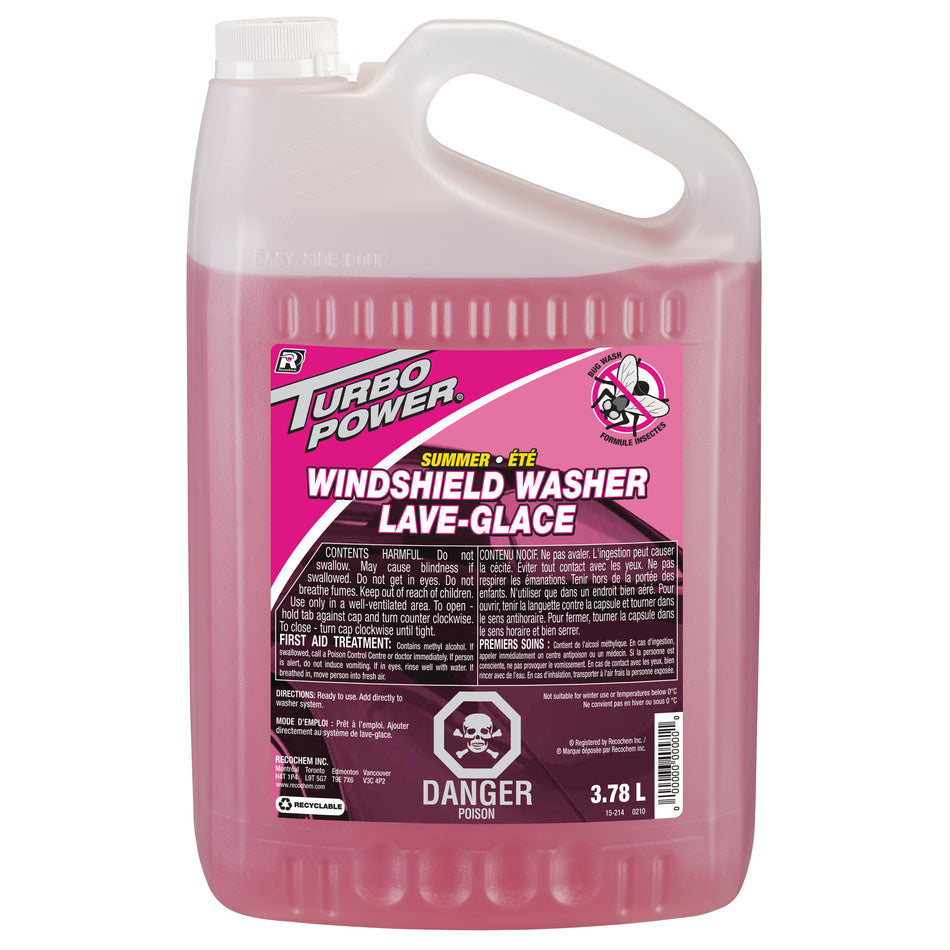 Turbo Power® Summer Bug Wash Windshield Washer Fluid - MLP382