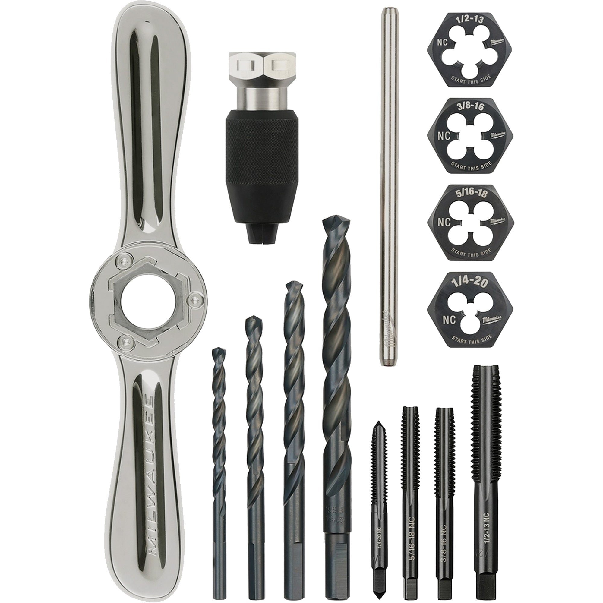 Tap and Die Set with Hex-Lok™ 2-in-1 Handle - MMV160