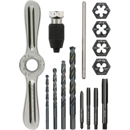 Tap and Die Set with Hex-Lok™ 2-in-1 Handle - MMV160