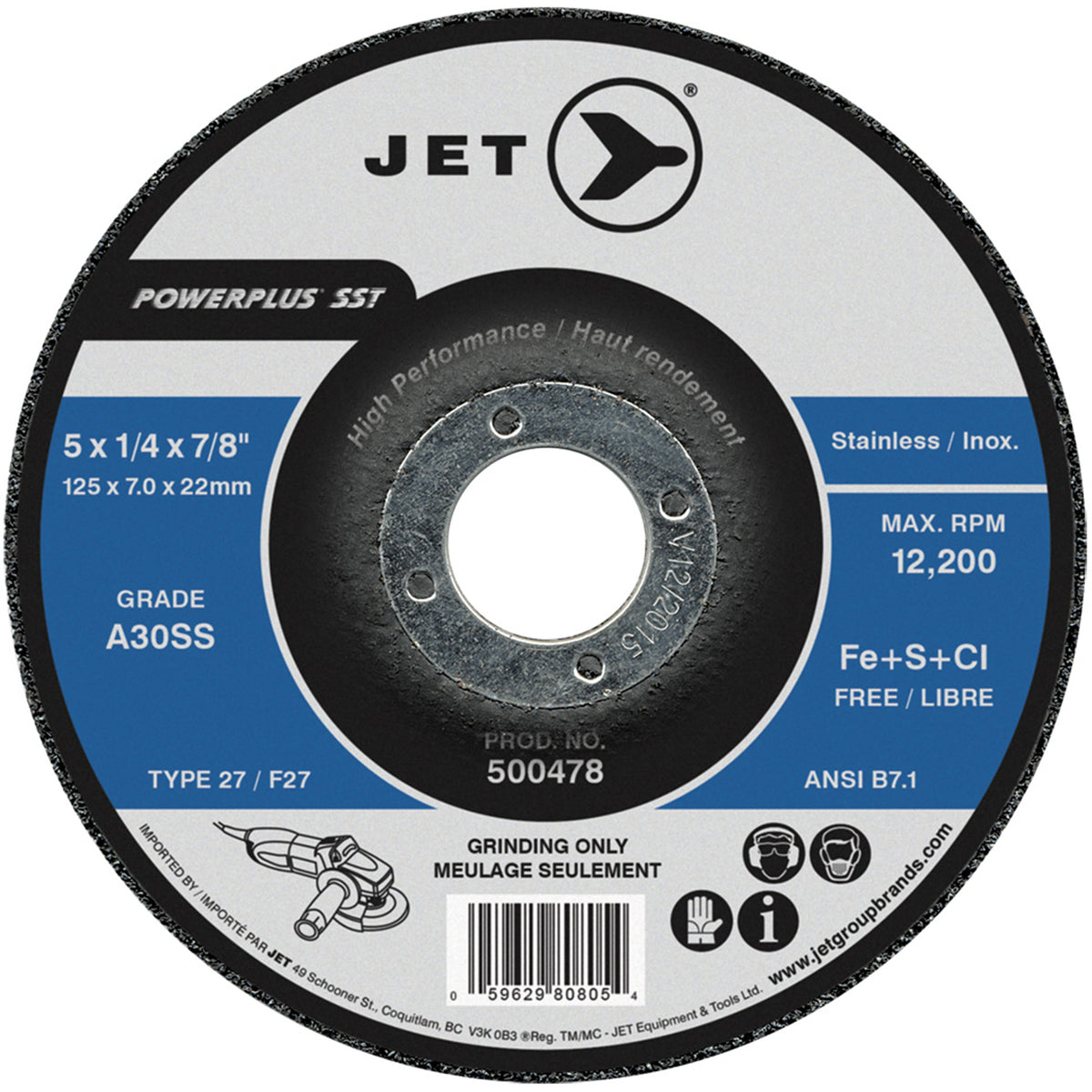 A30SS Powerplus SST Grinding Wheel - NIS707