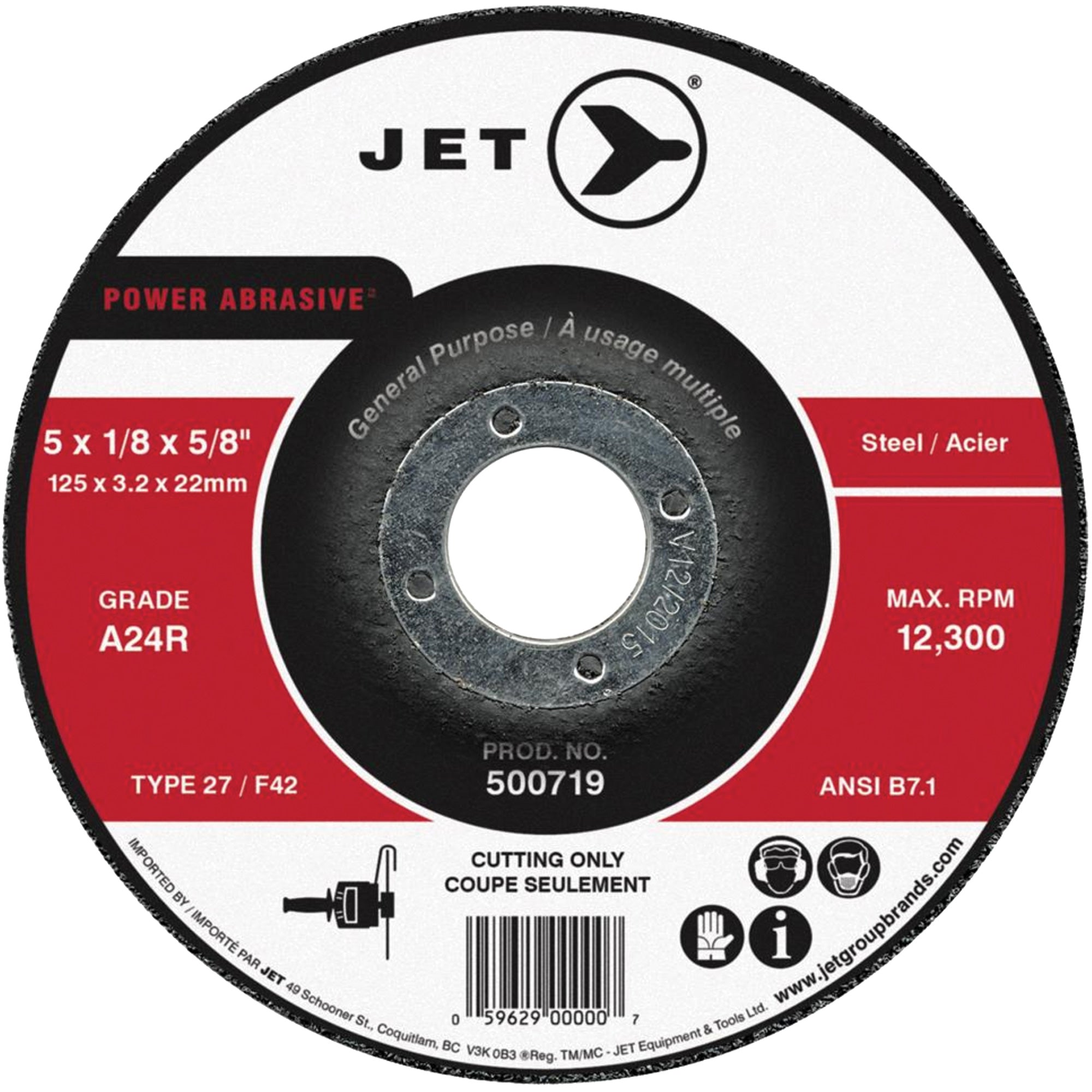 Power Abrasive Cut-Off Wheel - NIS715