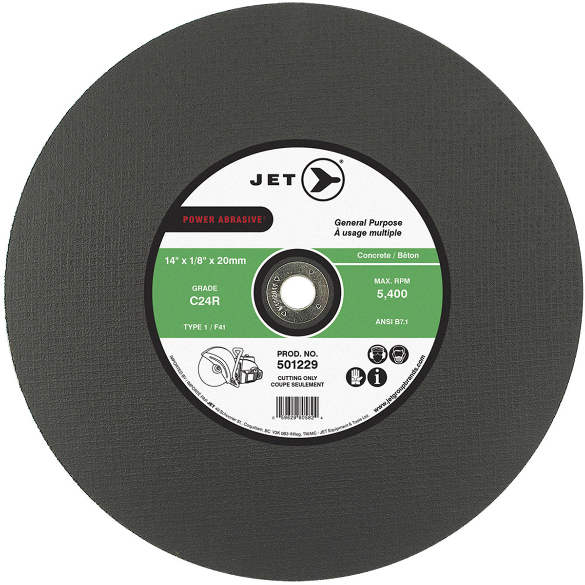 C24R POWER ABRASIVE Cut-Off Wheel - NIS739